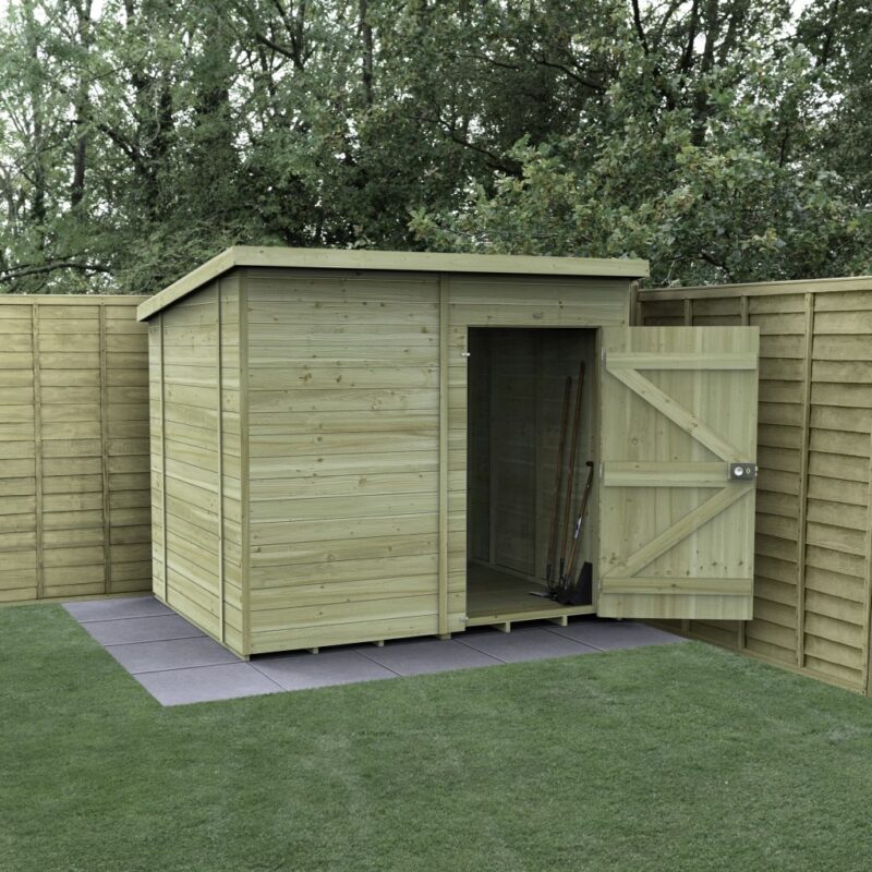 Forest Timberdale 8x6 Pent Shed No Window