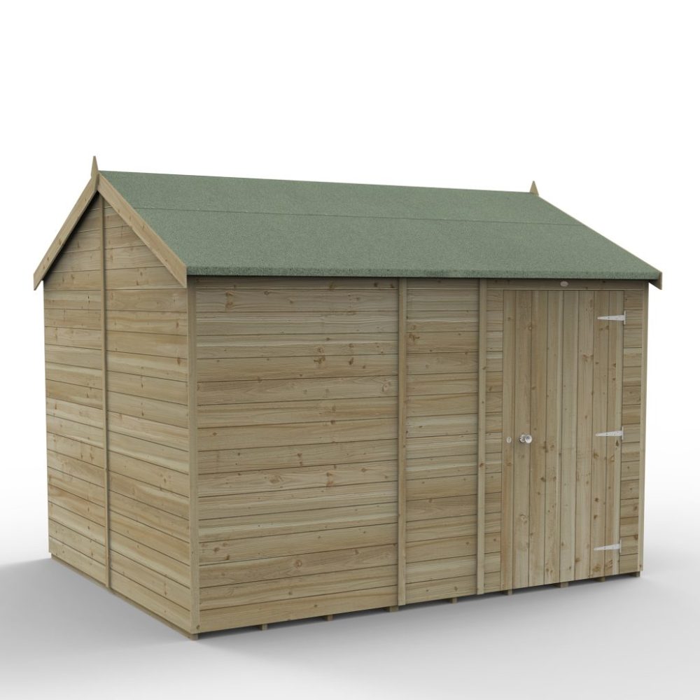 Timberdale 10x8 Reverse Apex Shed No Window - Image 3