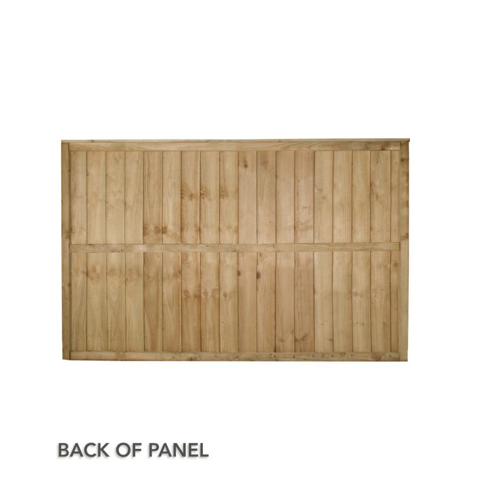 Forest Garden 6ft x 4ft (1.83m x 1.23m) Pressure Treated Closeboard Fence Panel - Image 5