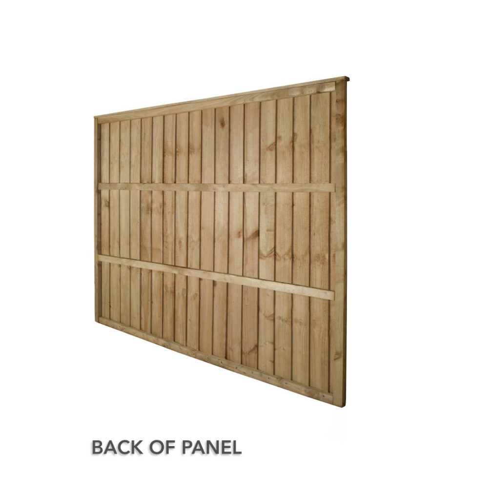 Forest Garden 6ft x 5ft (1.83m x 1.54m) Pressure Treated Closeboard Fence Panel - Image 4
