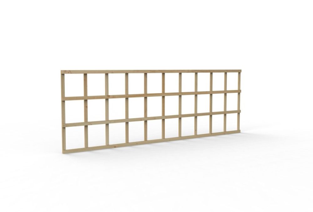 Forest Garden 6ft x 2ft Traditional Square Garden Trellis - Image 3