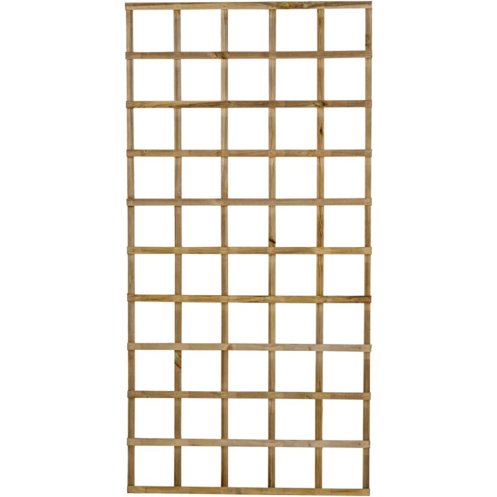 Forest Garden 6ft x 3ft Traditional Square Garden Trellis - Image 6