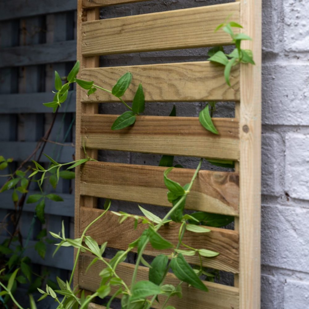 Forest Garden Slatted Trellis 180x30cm - Image 5