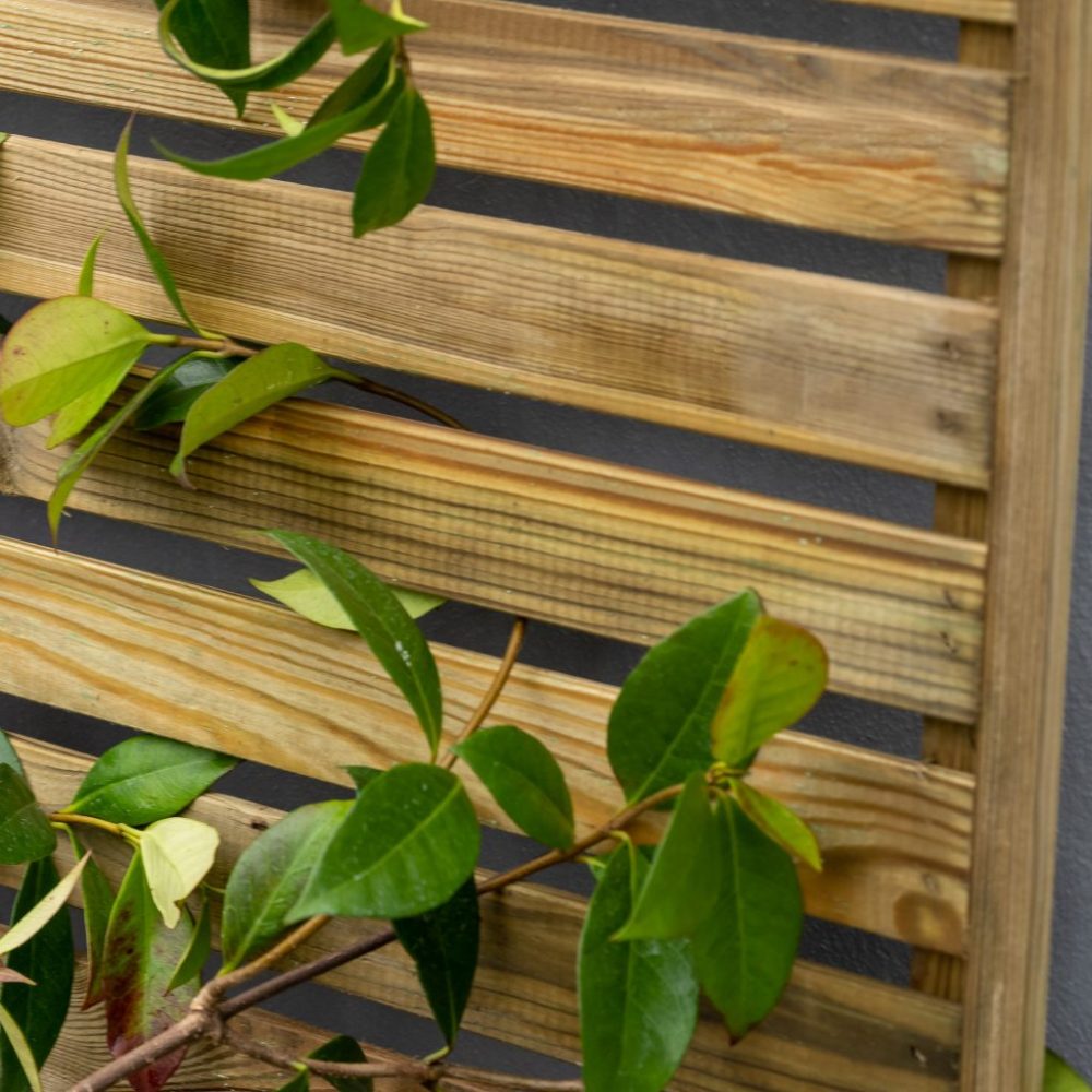 Forest Garden Slatted Trellis 180x60cm - Image 5