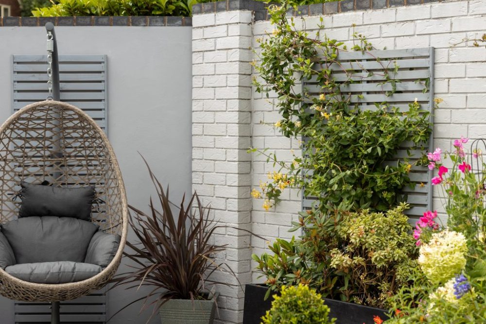 Forest Garden Slatted Trellis 180x90cm - Image 3