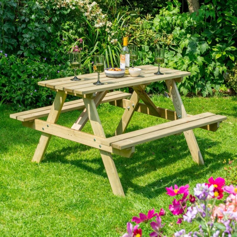 Traditional Picnic Table 1.2m