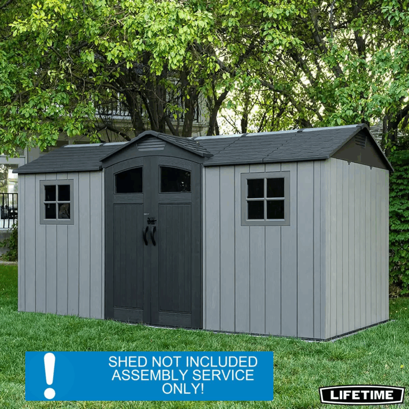 Assembly Service Only for Lifetime (60477) 14.5 x 7ft Shed