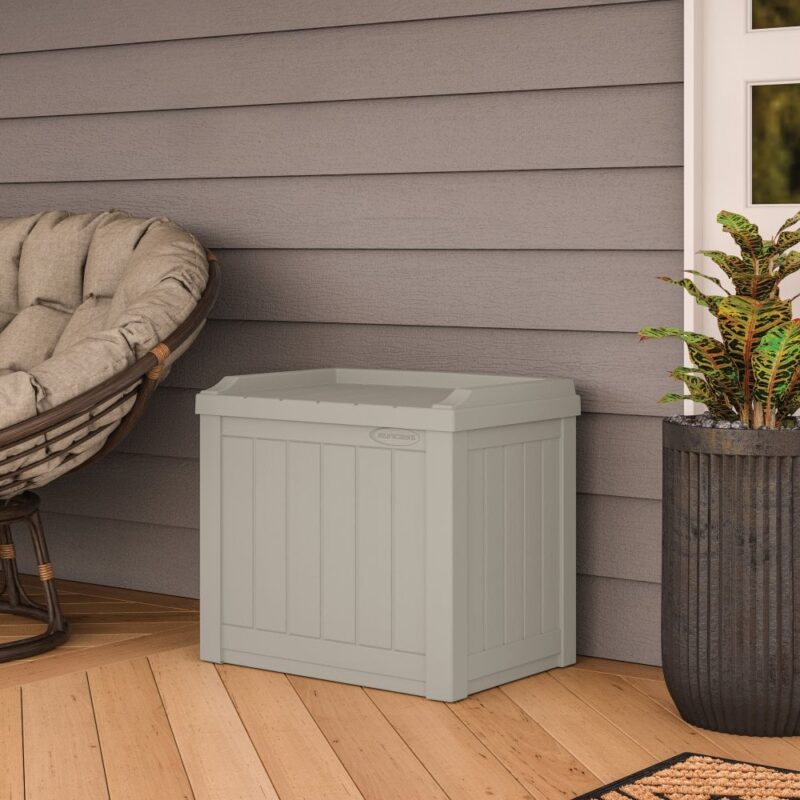 Suncast Florida 83L Outdoor Storage Box - Light Taupe