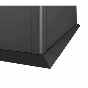 skirt Skirting 2 x 0.5 metallic dark grey